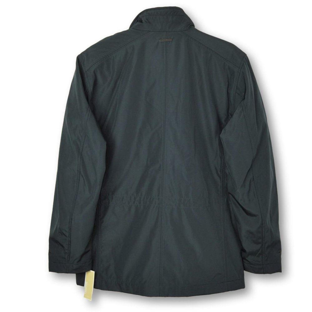 NWT Michael Kors Midweight Nylon Attached Bib Quilted Insulated Jacket Coat - Picture 3 of 6